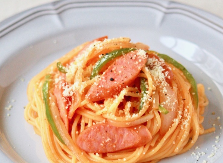 喫茶店の味のナポリタン