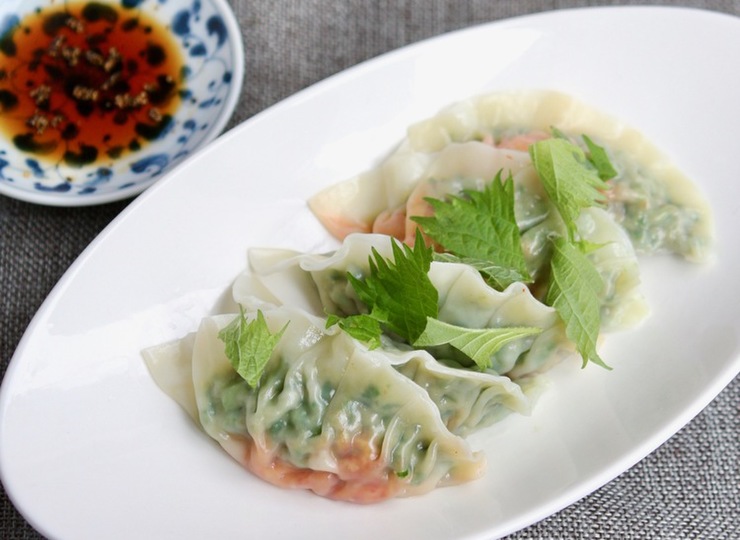 つるんとおいしいキムチ水餃子