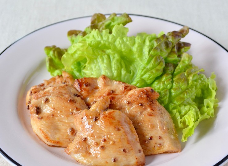 胸肉でもおいしい マスタードチキン