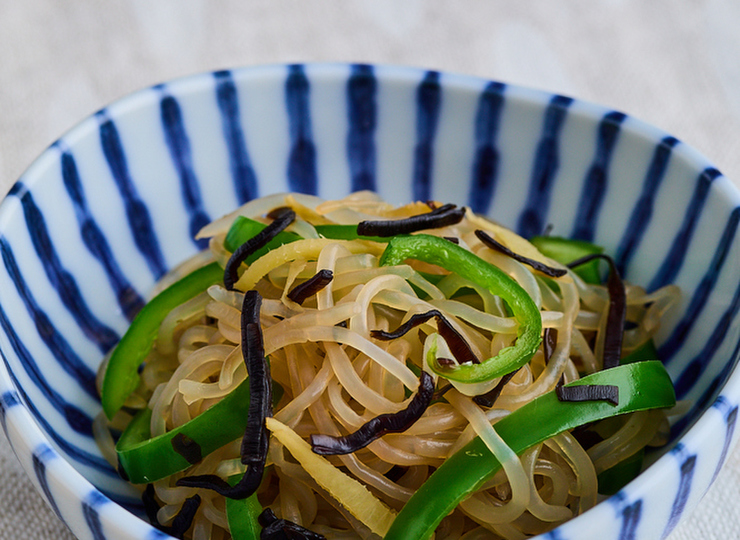 ヘルシー常備菜 糸こんの塩昆布炒め