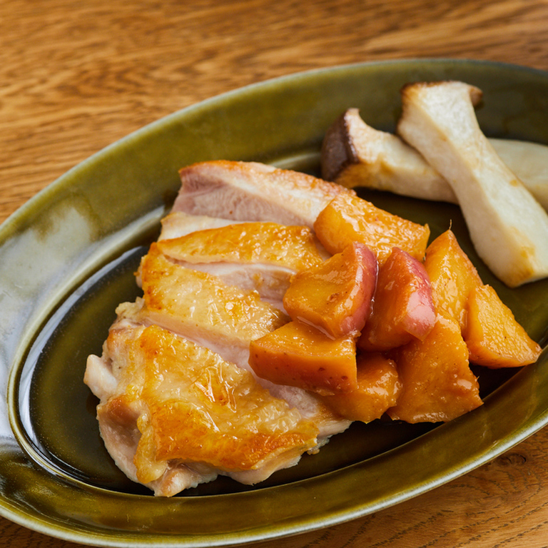 鶏肉のアップルジンジャーソース