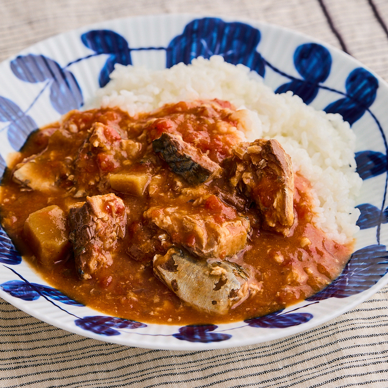 超かんたん、さば缶カレー