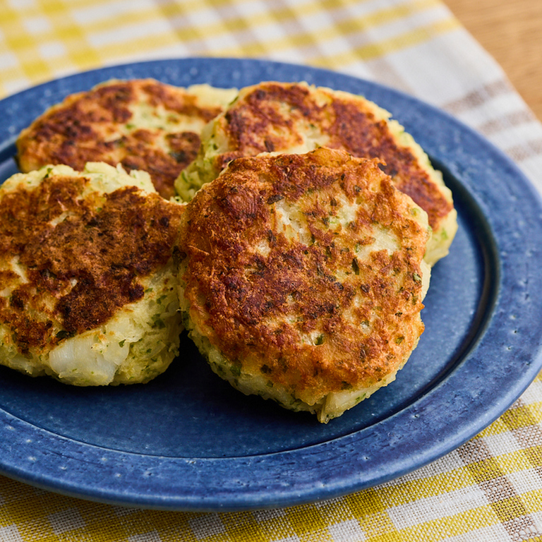 たらとじゃがいもの焼きコロッケ