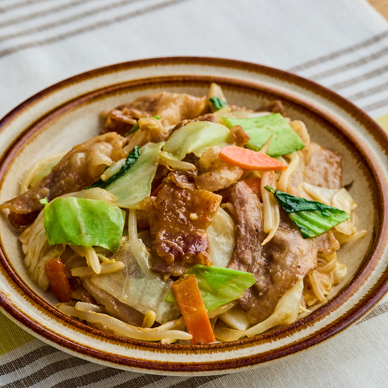 豚肉と野菜のこくうま炒め