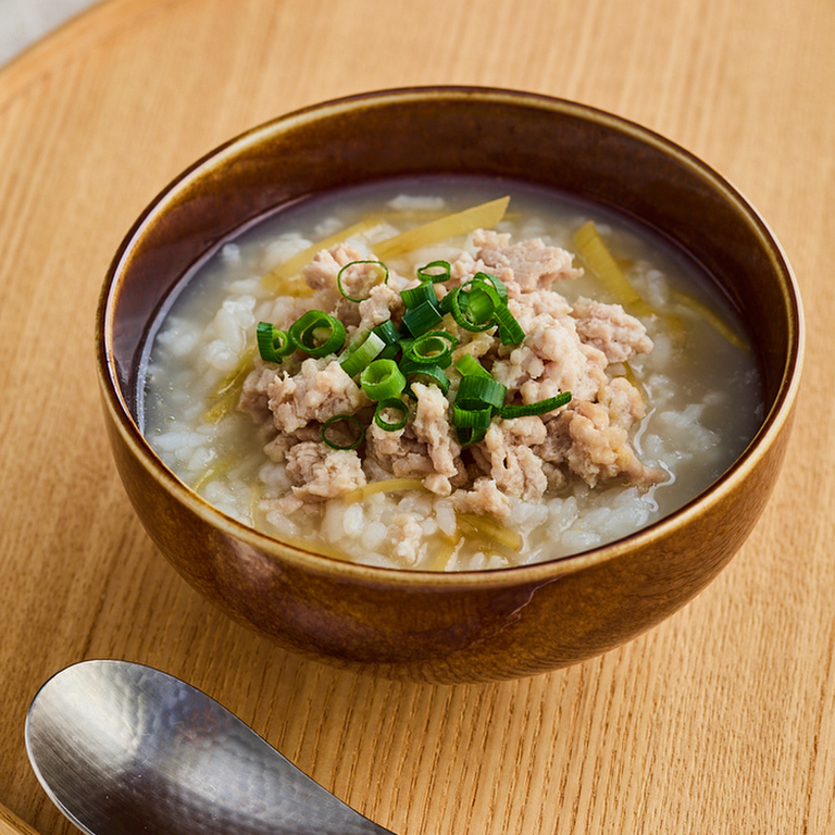 しょうが香る 鶏白湯がゆ