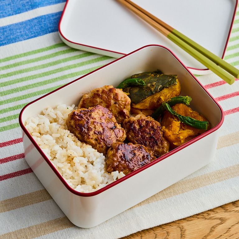 切り干し大根入りつくね&かぼちゃの煮物弁当