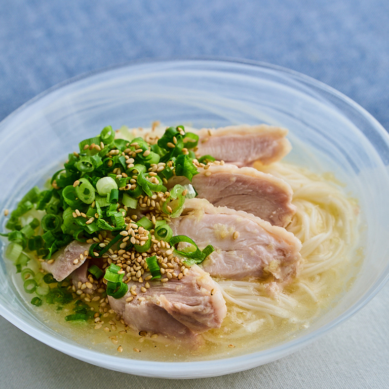 鶏だしそうめん