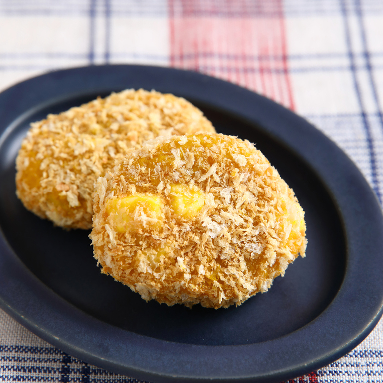 揚げない かぼちゃのチーズコロッケ