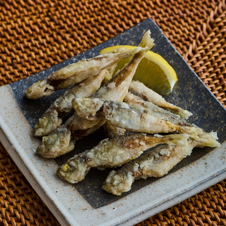 小魚のから揚げ