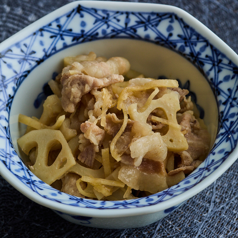 豚肉とれんこんのしぐれ煮