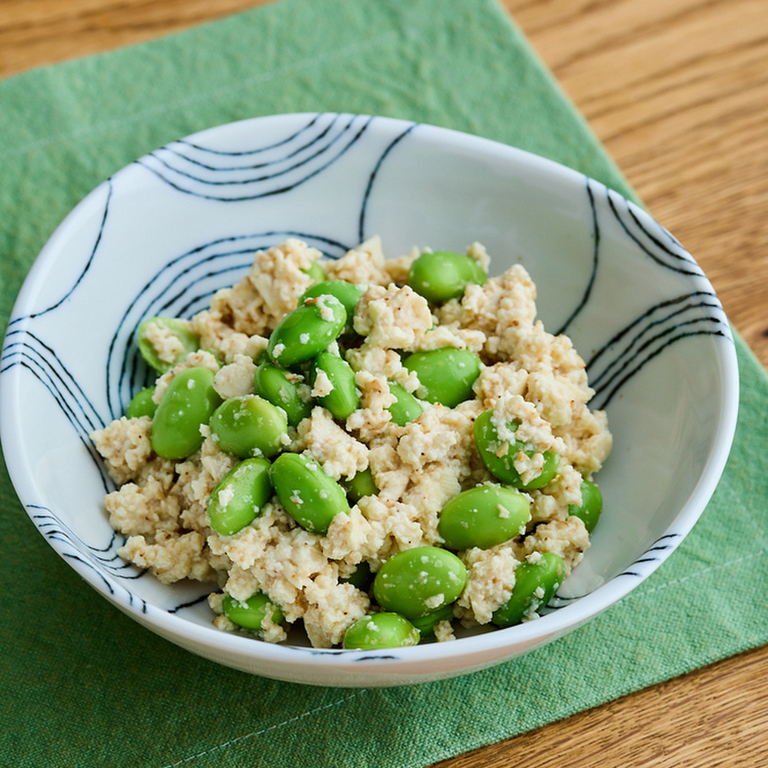 枝豆の白和え