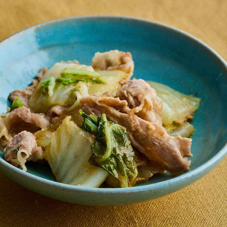 豚肉と白菜のみそ煮