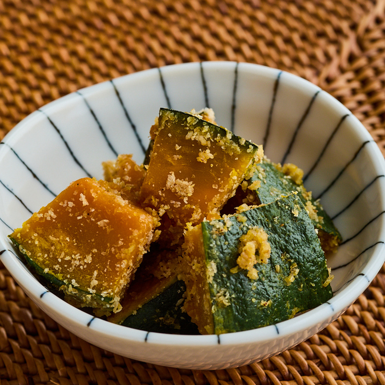 かぼちゃのごまみそあえ