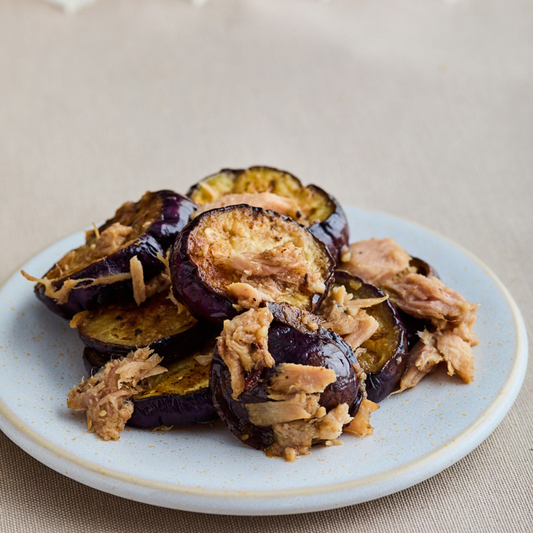 焼きなすとツナのマリネ
