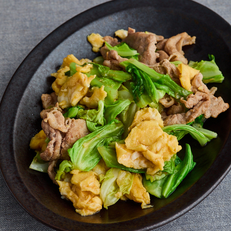 豚肉とキャベツのオイスター炒め