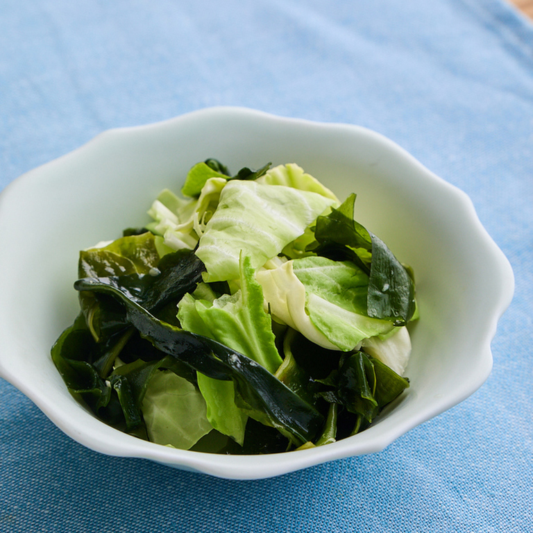 ちぎりキャベツの中華あえ