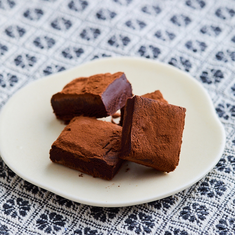 材料2つ ココアの生チョコ風
