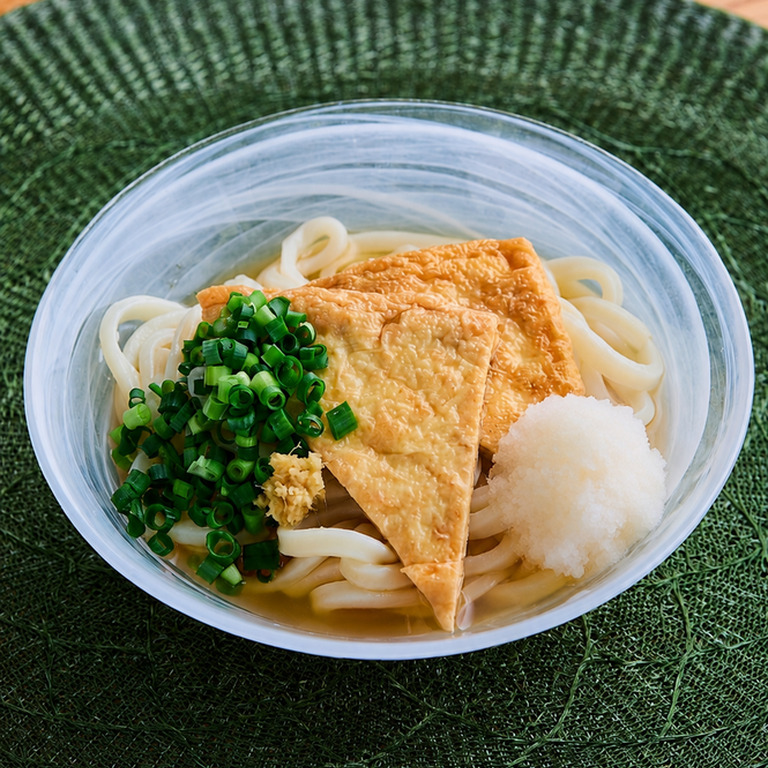 冷たいきつねおろしうどん