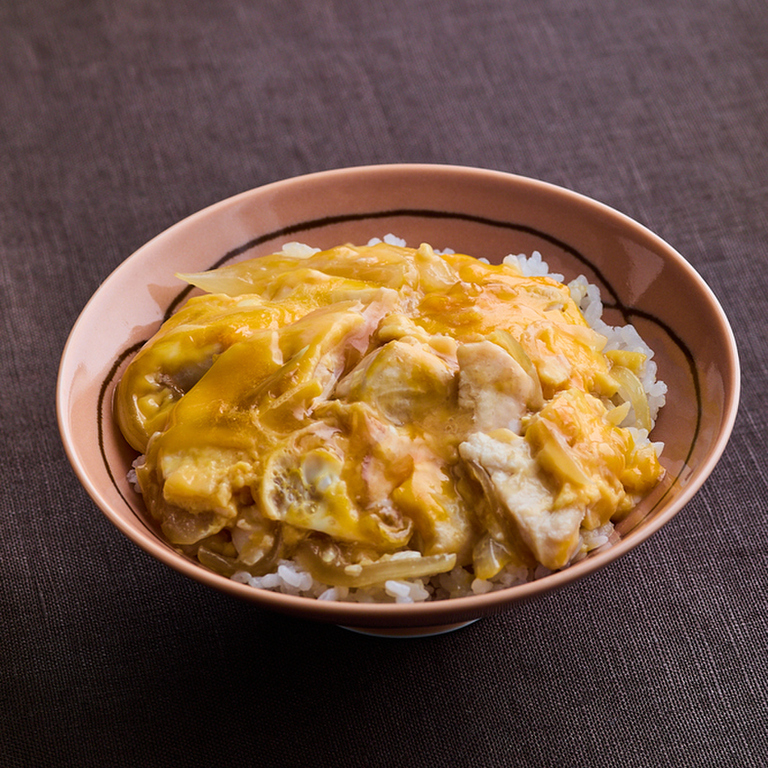 電子レンジで 鶏むね親子丼