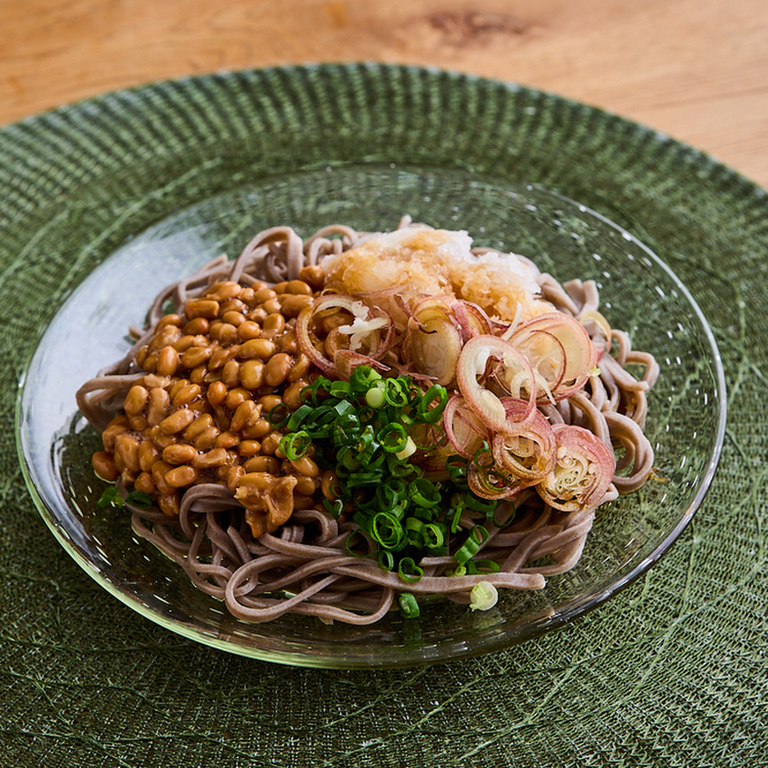 ぶっかけ香味おろし納豆そば
