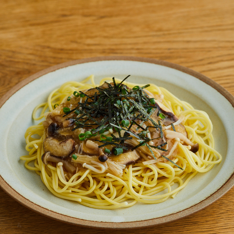 ノンオイル きのこの和風あんかけスパ