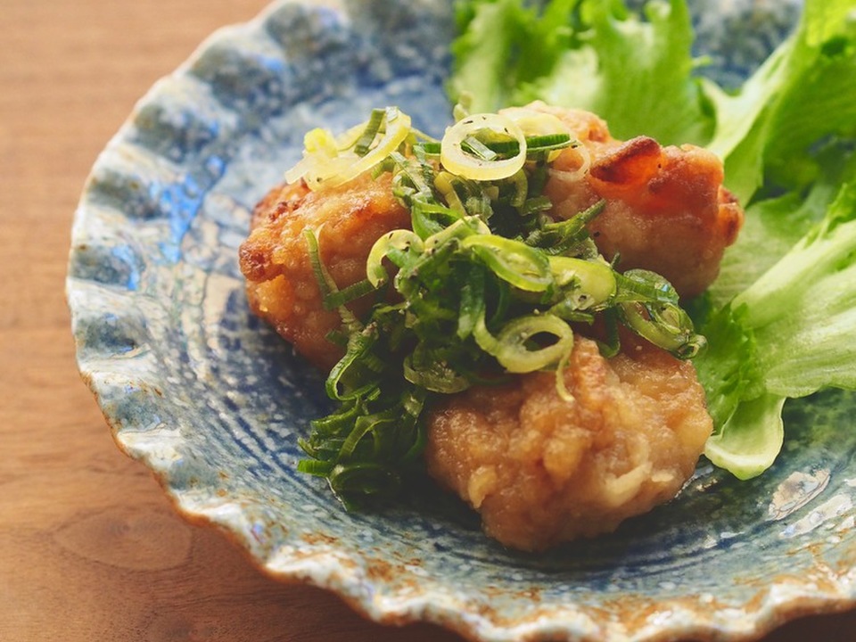 から揚げのさっぱりねぎダレ