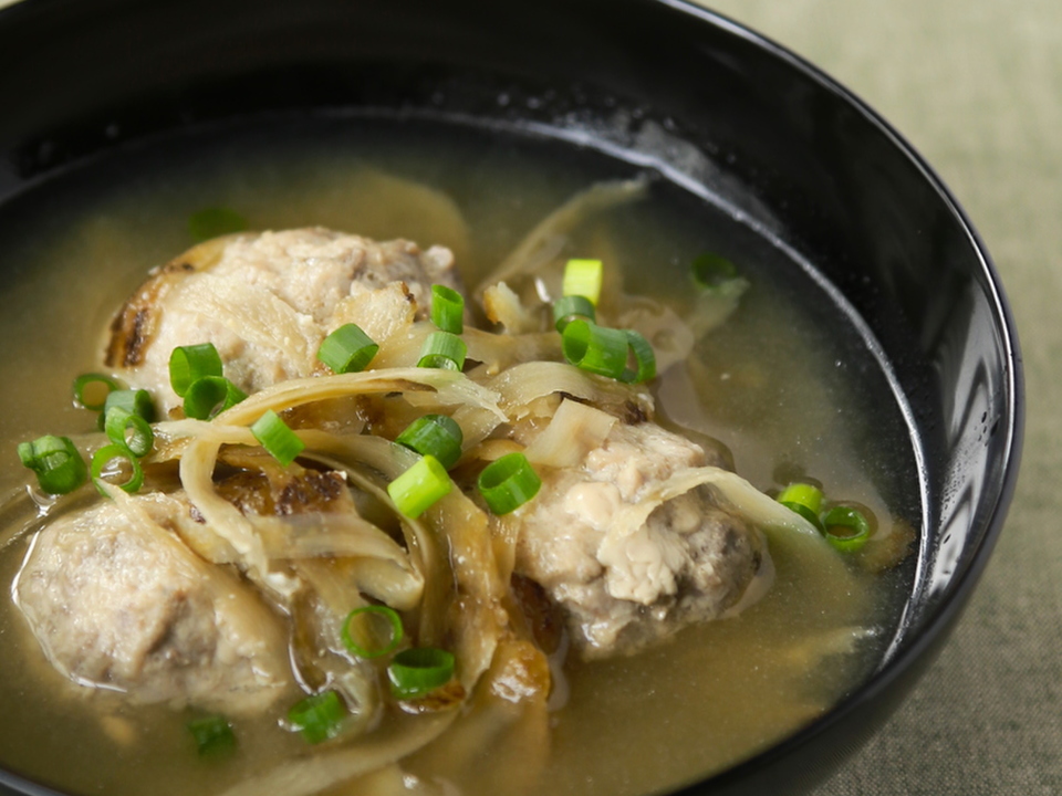 塩分少なめ いわしのつみれ汁