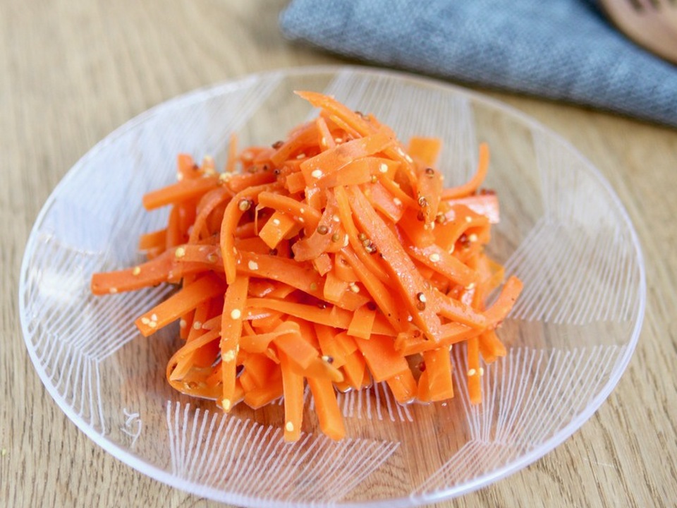 人参の粒マスタードマリネ