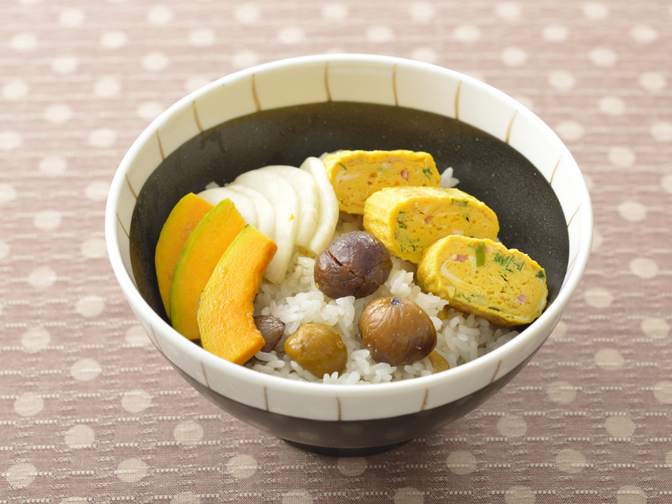 甘栗ご飯どんぶり