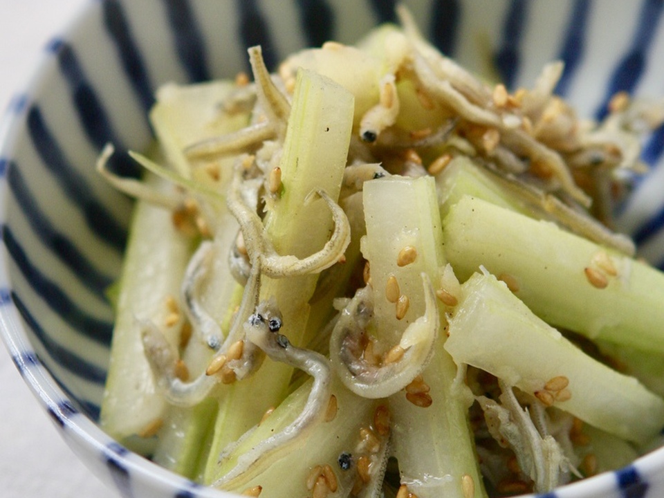 セロリとじゃこあえ