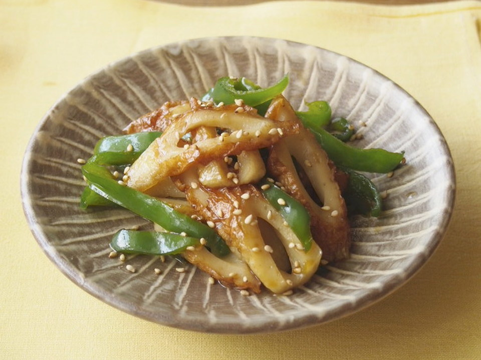 ちくわとピーマンの炒めもの
