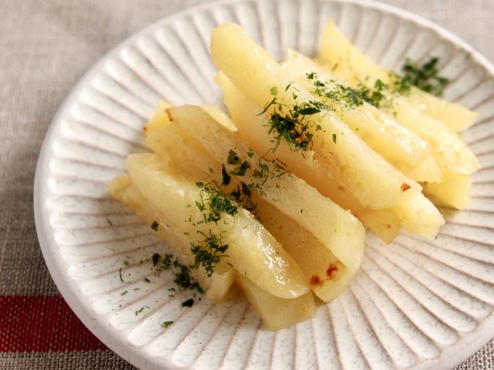 レンジで簡単 味噌バターポテト