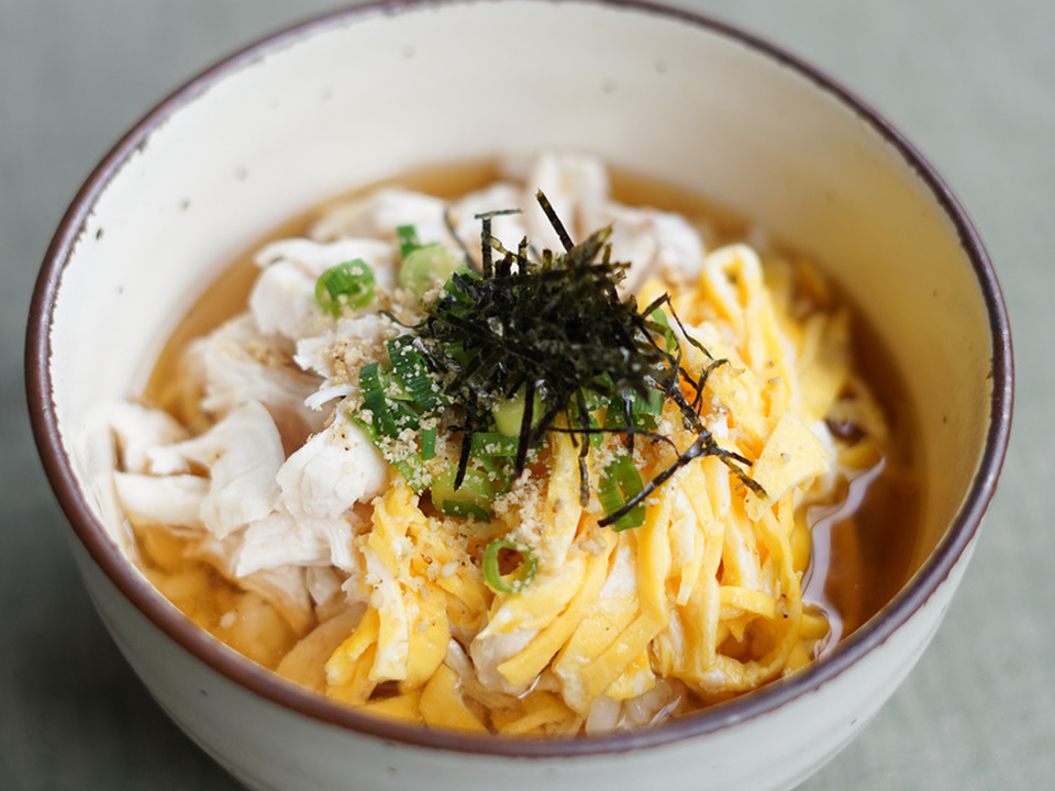 鶏ささみで作る鶏飯