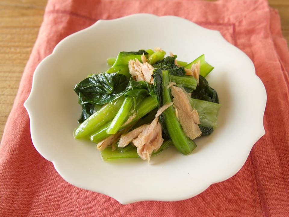 小松菜のツナ和え