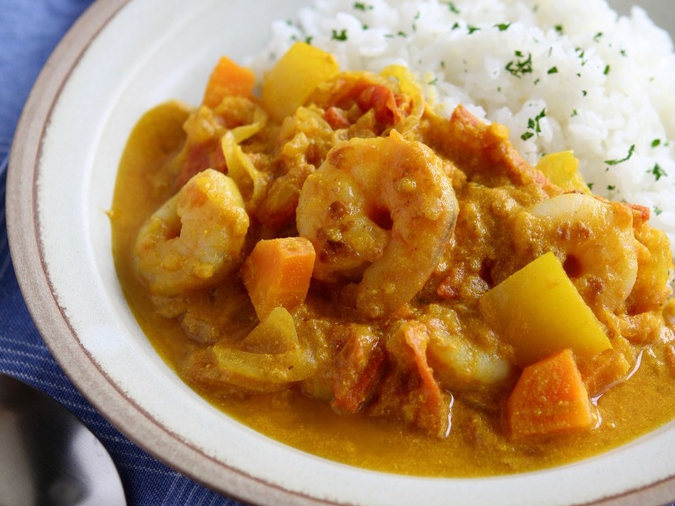おなかにやさしいえびカレー