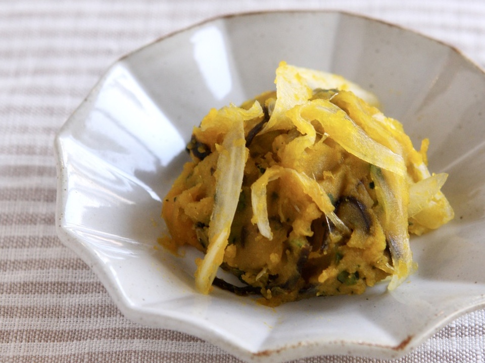 簡単 新玉ねぎとかぼちゃの和風サラダ