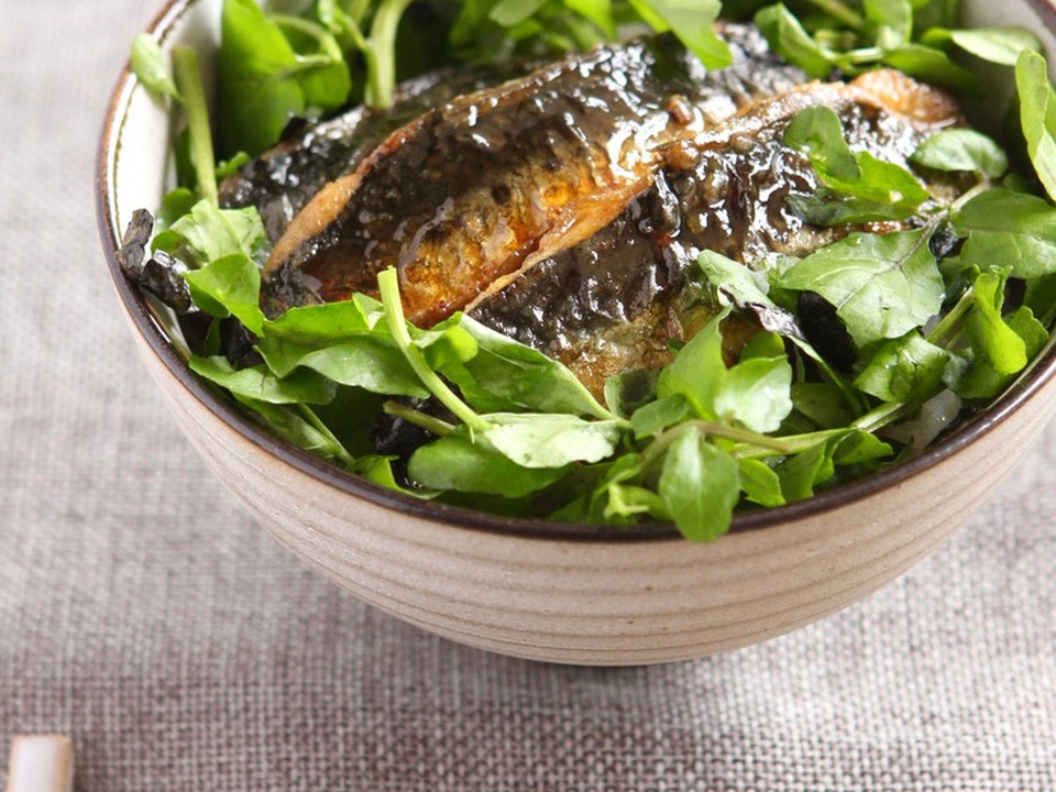 塩分控えめ いわしの蒲焼き丼