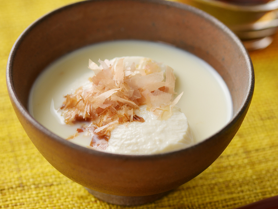 レンジで簡単 豆乳温やっこ