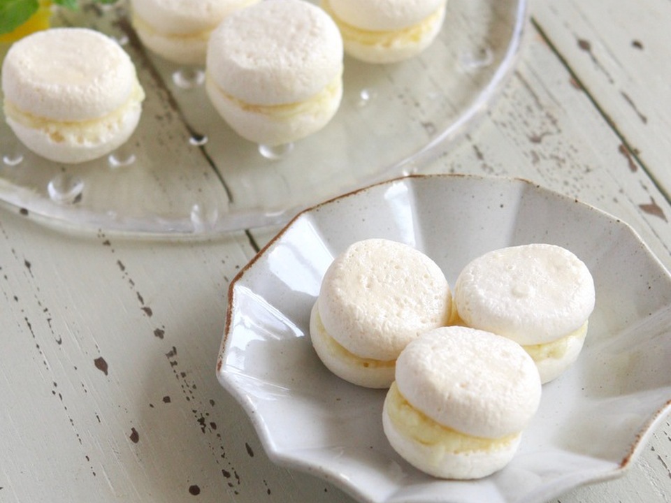 レモン香るマショマロクッキーサンド