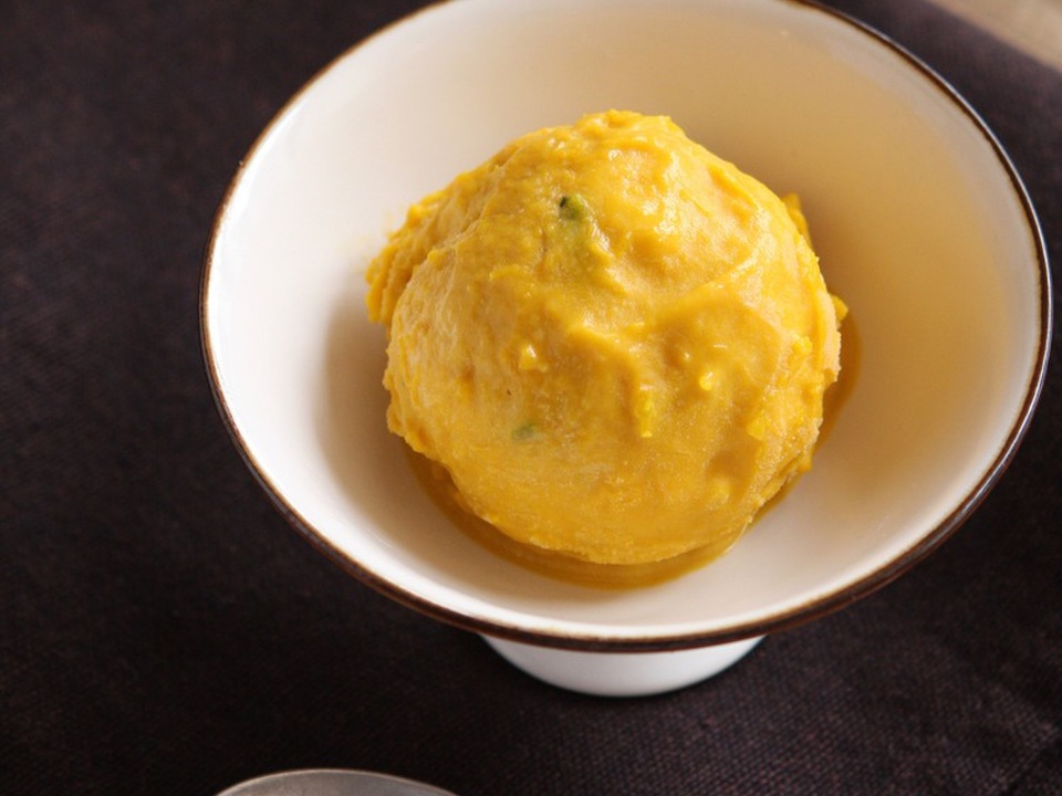 かぼちゃのアイスクリーム