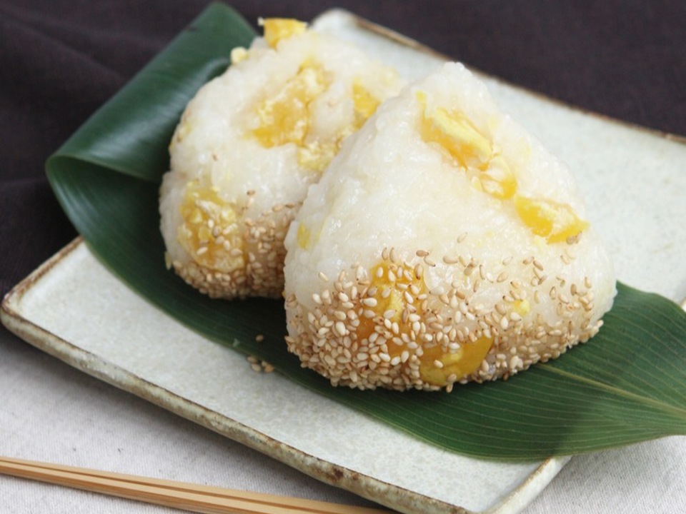 ふわふわ栗おこわ