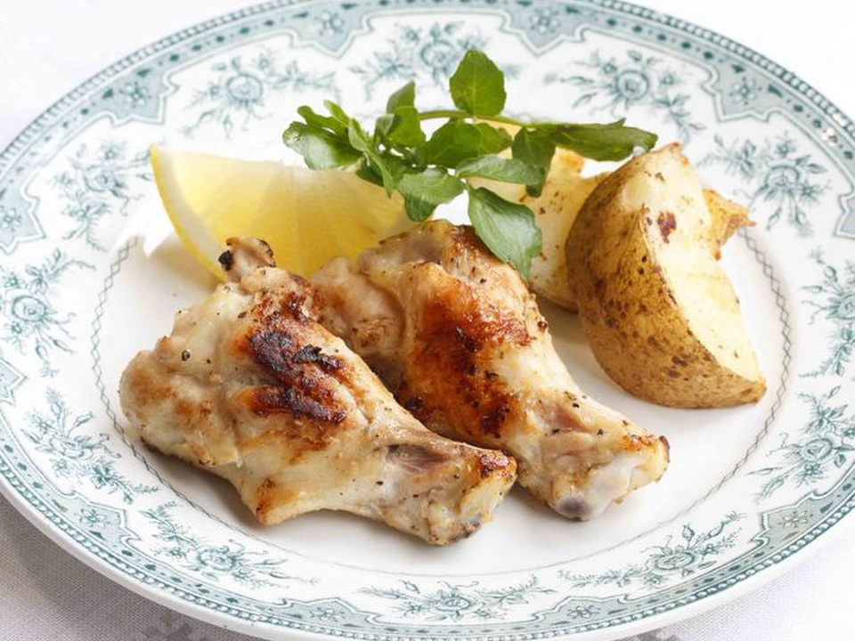 フライパンでローストチキン