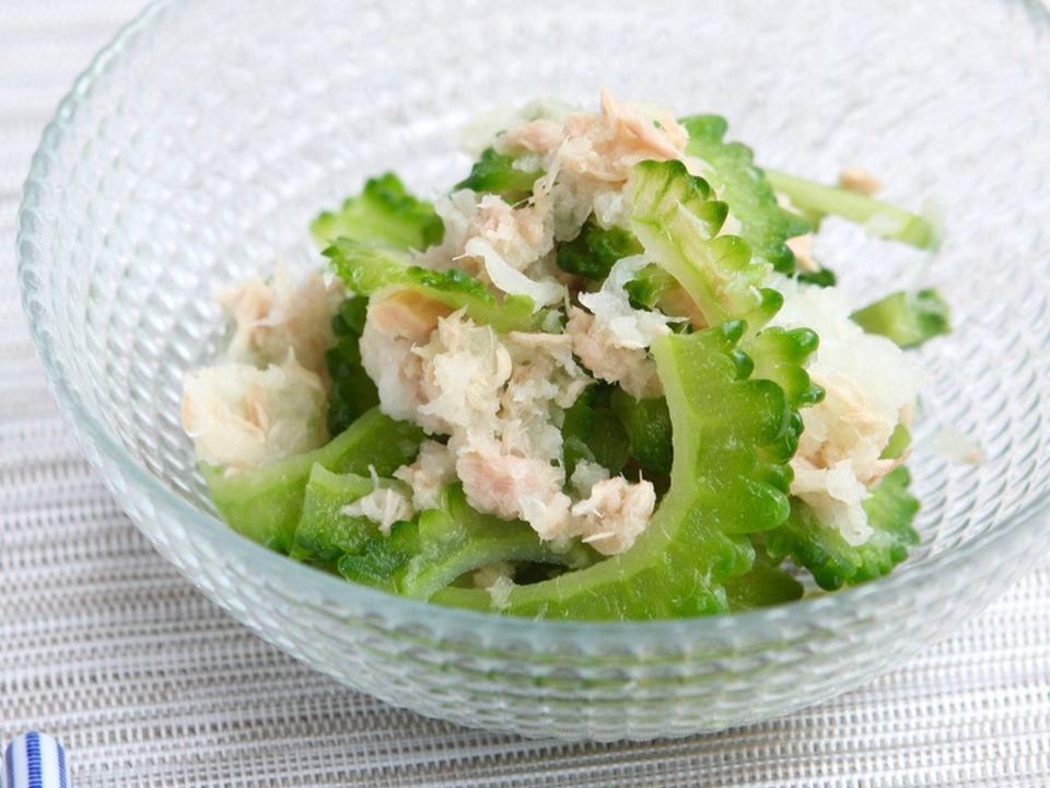 ゴーヤーの大根おろし入りツナサラダ