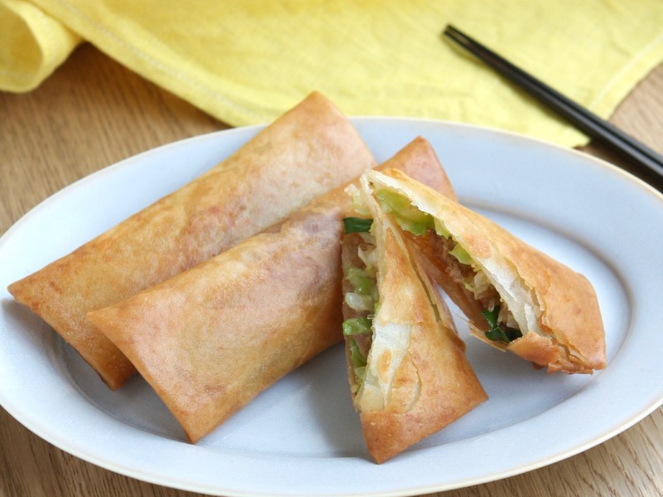 具材を炒めずに作る お手軽春巻き