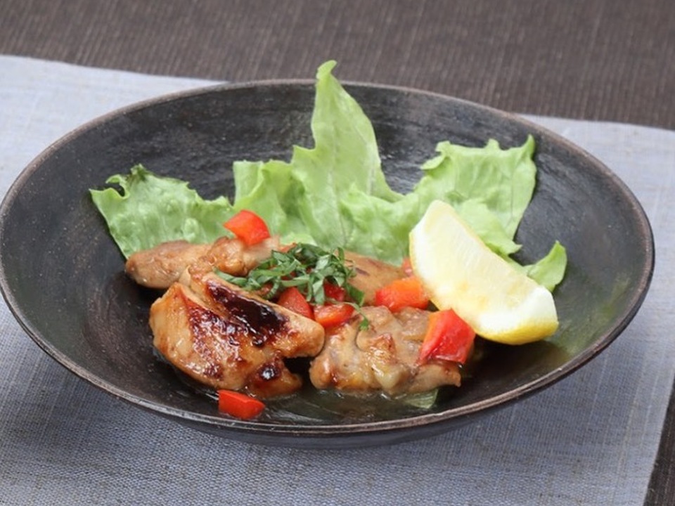 鶏肉のバルサミコ風炒め
