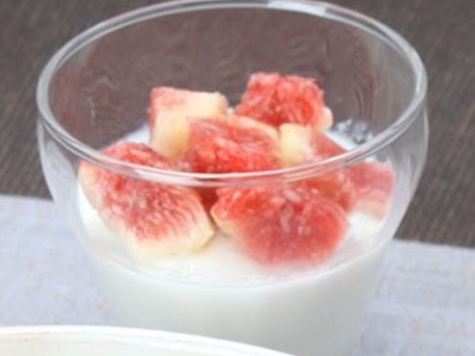 パンナコッタ〜いちじくを乗せて〜