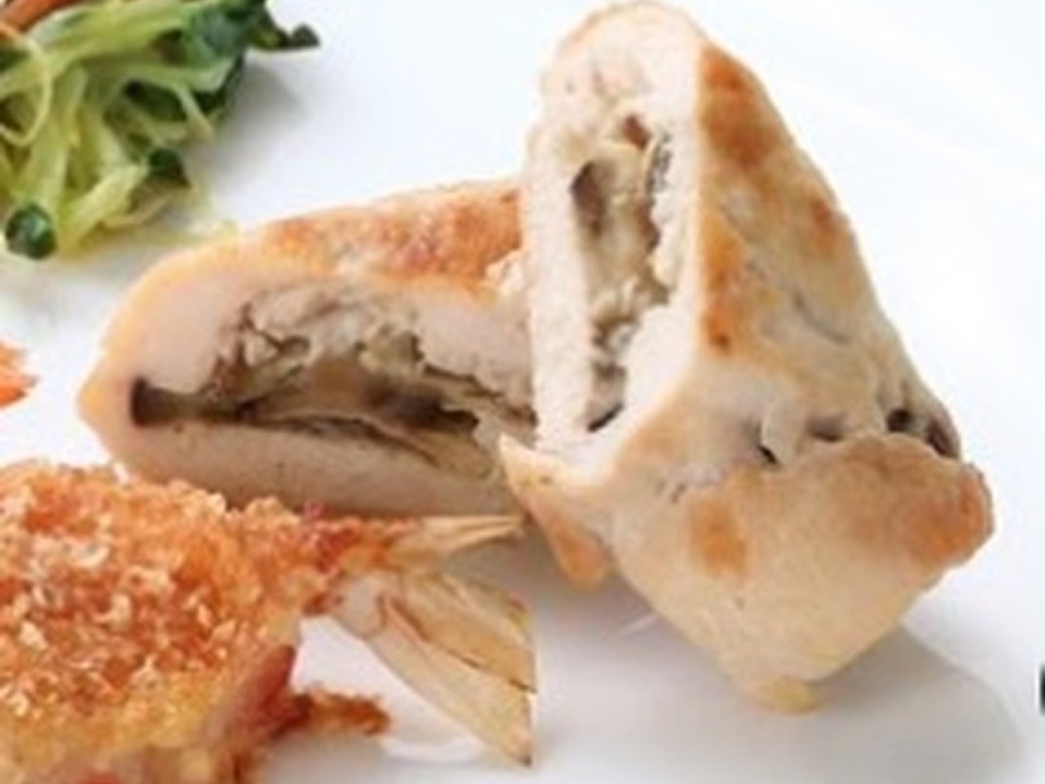なすの鶏ささみ巻き焼き