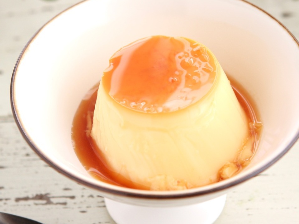 懐かしのカスタードプリン