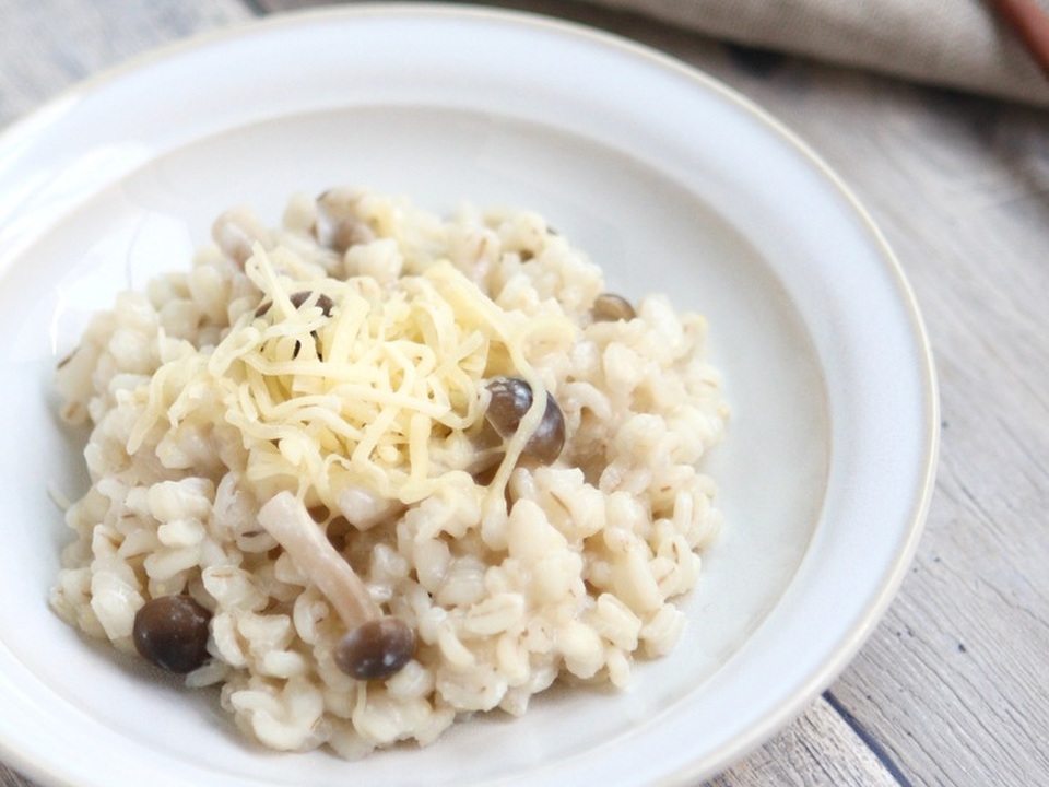 押麦のミルクリゾット