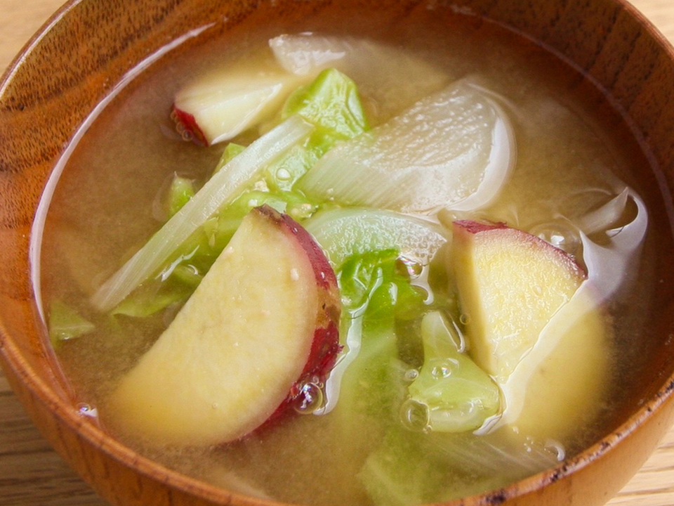 さつまいものみそ汁